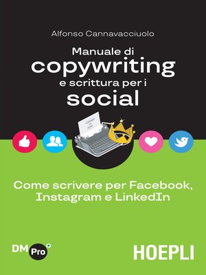 cover image of Manuale di copywriting e scrittura per i social